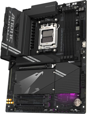 ����������� ����� Gigabyte X870 A ELITE WIFI7, SocketAM5, AMD X870, ATX, Ret