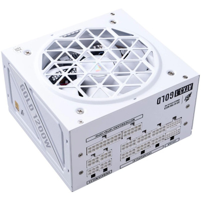 ���� ������� 1STPLAYER NGDP GOLD 1200W White / ATX 3.1, PCle 5.1, APFC, 80 PLUS Gold, LLC+DC-DC, full Japan solid-state caps, 120mm fan, full modular / HA-1200BA4-WH