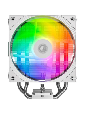 ����� ID-COOLING FROZN A410 SE ARGB WHITE LGA1700/1200/115X/AM5/AM4 (TDP 180W, PWM, 4 ����.������ ������� ��������, ARGB FAN 120mm, �����) RET