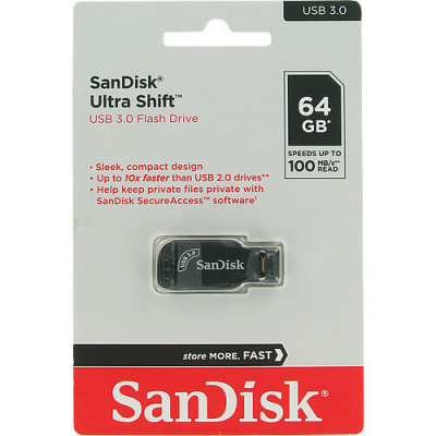 ���� ���� Sandisk 64Gb Shift Ultra SDCZ410-064G-G46 USB3.0 ������
