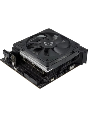 ����� ��� ���������� Scythe Big Shuriken 4 (200W, 4-pin PWM, 67mm, Al/Cu, 6x6mm, 1x120mm, 51.98CFM, 31.78dBA, 1900RPM, S: 1851/1700/1200/115X, AM5/AM4, silver, black)