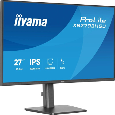 ������� Iiyama 27" ProLite XB2793QSU-B1 2560x1440 IPS LED 1ms 75Hz  ������
