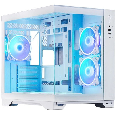 ������ CHIEFTEC VISIO WHITE GM-30W-TG-OP ��� ��, ������� ���� (��������) �� ����������� ������, 6xPWM ARGB 120�� ������������, �����, ATX