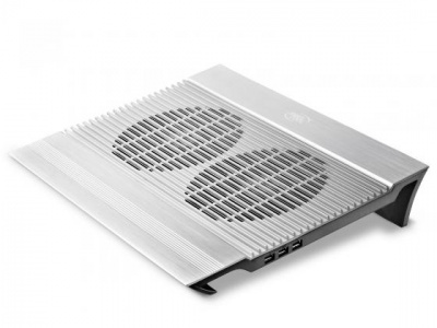 ��������� ��� �������� 17" Deepcool N8 380x278x55mm 4xUSB 1244g 25dB �����������