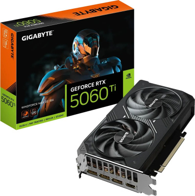 ���������� Gigabyte NVIDIA GeForce RTX 5060 Ti Windforce Max OC 16Gb (GV-N506TWF2MAX OC-16GD)