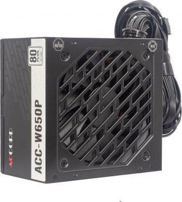 ���� ������� Accord ATX 650W ACC-W650P 80 PLUS WHITE (20+4pin) 120mm fan 6xSATA RTL