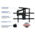 Кронштейн Kromax DIX-20 черный 22"-65" max.45кг VESA 400x400 поворотно-выдвижной и наклонный Кронштейн Kromax DIX-20 черный 22"-65" max.45кг VESA 400x400 поворотно-выдвижной и наклонный
