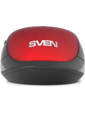 ���� ������������ SVEN RX-560SW red (USB, ����������,�������. ��.5+1��. 1600dpi, Soft Touch) (SV-017071)