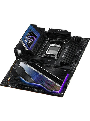 ����������� ����� Asrock X870E NOVA WIFI Socket AM5 AMD X870E 4xDDR5 ATX AC`97 8ch(7.1) 5Gigabit RAID+HDMI