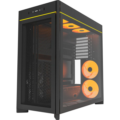������ Montech HS01 PRO Black / ATX / 5x120mm ARGB fans & hub / HS01 PRO (B)