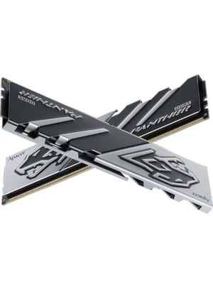 ����������� ������ Apacer DDR5 32GB 5200MHz DIMM Panther Gaming Memory CL40 1.25V Kit (2x16GB) (Retail) 2048*8  Heat Sink (Retail) 3 years (AH5U32G52C5227BAA-2)
