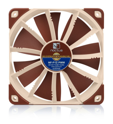 Noctua NF-F12 PWM (NF-F12 PWM) - 120mm 1 �e�������� ��� �������, 1500 ��/���, 22.4 ��, 4-pin PWM