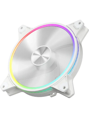 ���������� 1STPLAYER FO7R-14 White / 140mm Reverse ARGB 3pin 5V PWM 4pin 12V 700-1800rpm 76.25cfm 36.64dBA / FO7R-14-WH / BULK