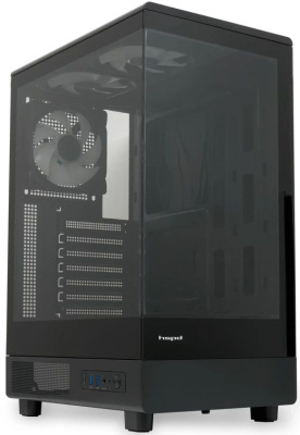      HSPD F510, Panoramic Mid Tower, Black, F510-TGBK-ARGB