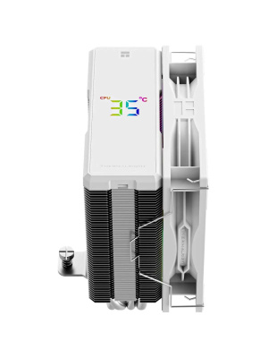 ����� ��� ���������� Thermalright Assassin X 120 R Digital ARGB White (4-pin PWM, 151mm, Al/Cu, 4x6mm, ARGB, 1x120mm, 70.84CFM, 29.8dBA, 2000RPM, S: 1851/1700/1200/115X, AM5/AM4, white)