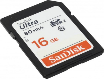 ����� ������ SDHC 16Gb Class 10 Sandisk SDSDUNC-016G-GN6IN
