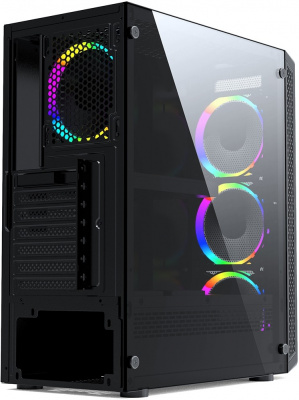 ������ Powercase Mistral X4 Mesh LED Black (CMIXB-L4)