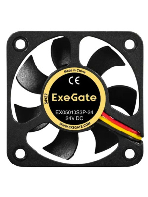 ���������� ExeGate EX05010S3P-24 (50x50x10 ��, Sleeve bearing (��������� ����������), 3pin, 7200RMP, 39dBA) 24� DC EX297069RUS