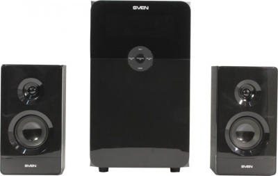Sven MS-2250 2.1 (2 x 15W, 1 � 50W, Bluetooth, USB flash, SD card, LED-�������, FM-�����, ����, ����� ��) Black