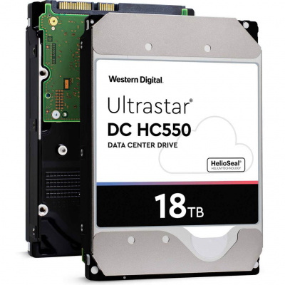 ������� ���� 18Tb WD Ultrastar DC HC550 WUH721818ALE6L4 SATA-III (0F38459)