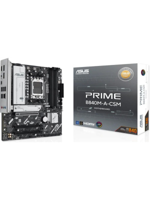 ����������� ����� ASUS PRIME B840M-A-CSM, AM5, B840, 4*DDR5, 4*SATA, 3*M.2, 2*USB 3.2, 4*USB 2.0, Type-C, 4*PCIx16, 2* DP+HDMI, mATX; 90MB1J10-M0EAYC