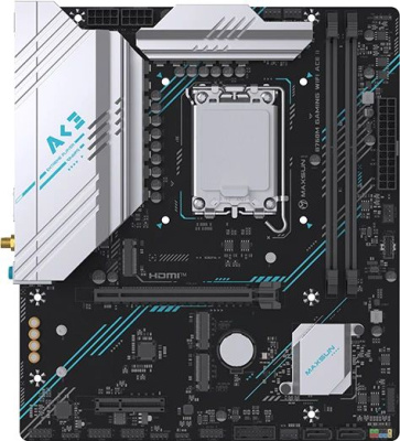 ����������� ����� Maxsun B760M GAMING WIFI ACE II. Socket 1700, B760, mATX, Ret
