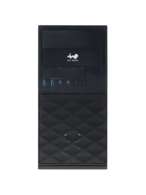 ������ INWIN EFS052BL PM-600ATX U3*2 +A(HD)+ front fan holder+ Screwless [6195504] MiniTower