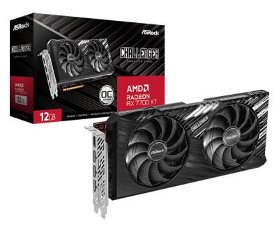  ASROCK RX7700XT Challenger 12GB OC, RTL