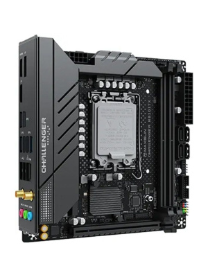 ����������� ����� MAXSUN MS-Challenger H810ITX WIFI, B810, LGA1851,  2*DDR5, 2*SATA3, 2*M.2, USB 3.2, USB 2.0, 1*PCIEx16, HDMI+DP, ITX
