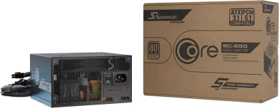���� ������� Seasonic 650W Core V2 BC-650, 80+ bronze, ������, retail (SRP-CBC651-A5A51JF)