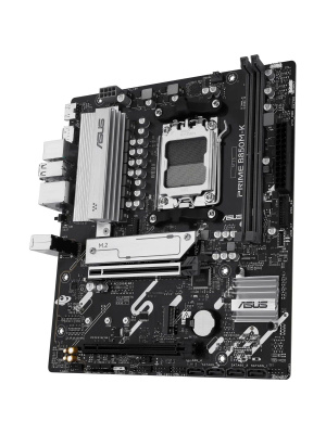 ����������� ����� ASUS PRIME B850M-K, AM5, B850, 2*DDR5, 4*SATA, 2*M.2, 4*USB 3.2, 4*USB 2.0, 3*PCIx16, 2*PCIx1, DP+HDMI, mATX