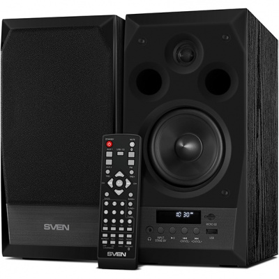 SVEN MC-10, ������, ������������ ������� 2.0, �������� 2�25 ��(RMS), M-�����, USB/microSD, �������, ���, Bluetooth, Optical (SV-014018)