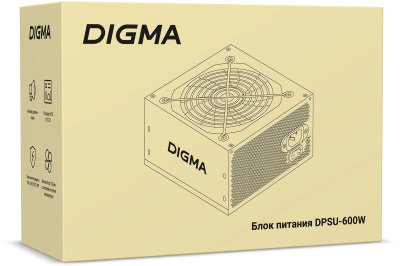 ���� ������� Digma ATX 600W DPSU-600W (20+4pin) 120mm fan 2xSATA RTL