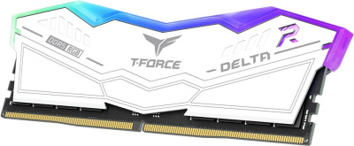 ������ ������ DDR5 TEAMGROUP T-Force Delta RGB 64GB (2x32GB) 6000MHz CL38 38-46-46-84 FF4D564G6000HC38JDC01  White