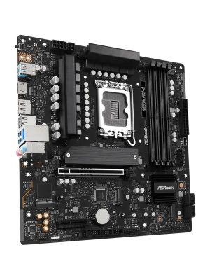����������� ����� ASROCK B860M PRO-A, LGA1851, B860, 4*DDR5, 4*SATA, 4*M.2, 6*USB 3.2, 2*USB 2.0, Type-C, 2*PCIx16, 1*M.2 (Key E), HDMI+DP, mATX
