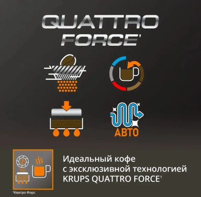 ���������� Krups Arabica Latte EA819E10 1450�� ������/����������