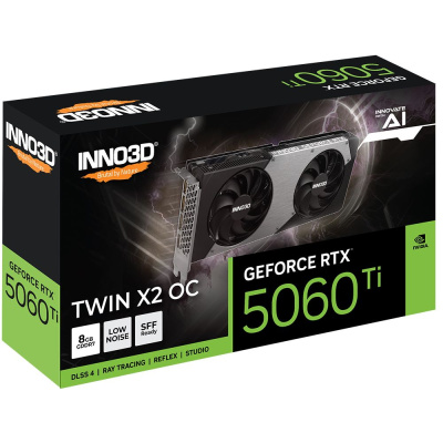 ���������� INNO3D NVIDIA GeForce RTX 5060 Ti Twin X2 OC 8Gb (N506T2-08D7X-193075N)