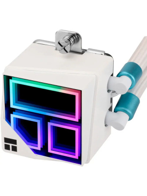 ������� ���������� ��� ���������� Thermalright Frozen Infinity 360 (360mm, White, ARGB/ Fans: 3x120mm, 68.9CFM, 28.2dBA, 2000RPM/ Pump height 60mm, Rad thickness 27mm/ S: 1700, 1200, 1851, 115X, 2011, 2066, AM5, AM4)