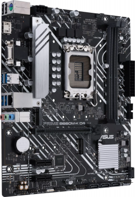 ����������� ����� ASUS PRIME B660M-K D4 Socket 1700, Intel B660, 2xDDR4, PCI-E 4.0, 4xUSB 3.2 Gen1, VGA, HDMI, mATX