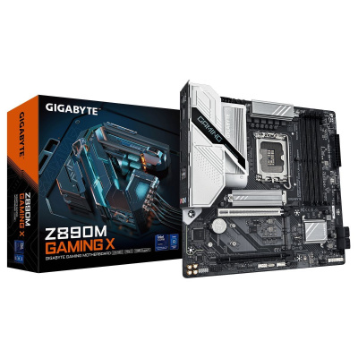 ����������� ����� Gigabyte Z890M GAMING X, LGA1851, Intel Z890, mATX, RTL