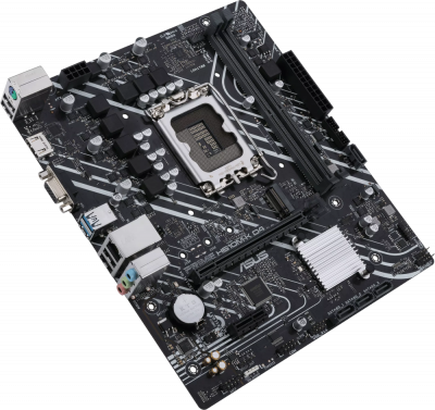 ����������� ����� ASUS PRIME H610M-K D4 Socket 1700, Intel H610, 2xDDR4, PCI-E 4.0, 2xUSB 3.2 Gen1, VGA, HDMI, mATX