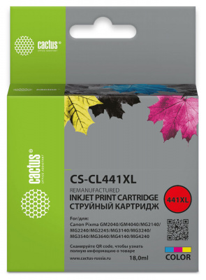   Cactus CS-CL441XL  (18)  Canon Pixma GM2040/4040/GM2140/2240