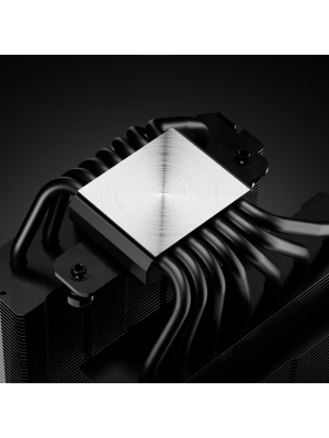 ����� ��� ���������� Thermalright Phantom Spirit 120 Digital EVO (4-pin PWM, LED temp., 160mm, Ni/CU, 7x6mm, ARGB, 2x120mm, 69CFM, 27dBA, 2150RPM, S: 1851, 1700, 1200, 115X, AM5, AM4, black)