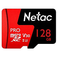����� ������ Netac MicroSD card P500 Extreme Pro 128GB, retail version w/SD adapter (NT02P500PRO-128G-R)