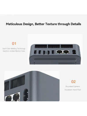 ����-�� Beelink GK Mini, Intel Pentium J5005/8 �� DDR4/256 �� SSD/Intel UHD Graphics/��� ��, ������ (GK mini/J5005/8G/256G/Black)
