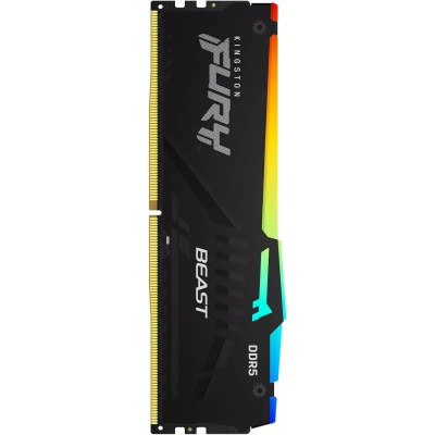 ������ DDR5 32GB 5600MHz Kingston KF556C40BB2A-32 Fury Beast Black Expo RGB RTL Gaming PC5-44800 CL40 DIMM 288-pin 1.25� single rank � ���������� Ret