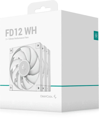    Deepcool FD12 120120x25  4-pin (.:3) (R-FD12-WHAPN3-G) Ret