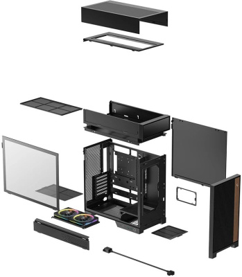 ������ DeepCool CL660, ��� ��, ������/���������� (R-CL660-BKNNA0-G-1)