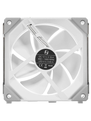 ���������� Lian Li UNI FAN SL120 White /UF-SL120-1W/ 120x120x25�� (PWM, ARGB, 800-1900 ��/���, 31dBa) / G99.12UF1W.R0