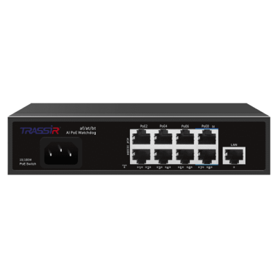 ���������� Trassir TR-NS1109-120-8PoE �������������